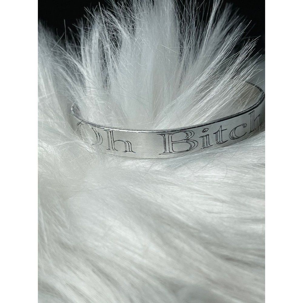 Handmade Oh Bitch Bracelet, Obitchuary podcast, Geoff member, Coffin Spinner